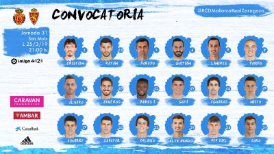 Convocatoria de Víctor Fernández para el duelo ante el Mallorca.