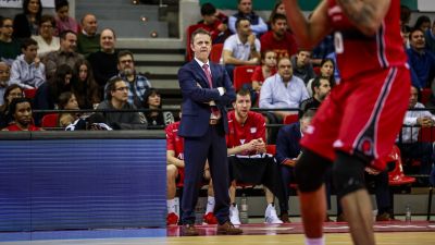 Fisac en un momento del partido frente a Unicaja.