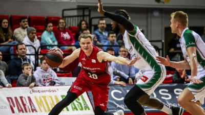 Seibutis en el último partido frente al Unicaja.