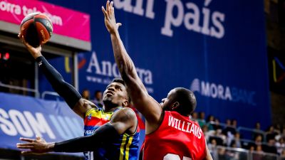 Latavious Williams, en una acción del partido ante Andorra del pasado fin de semana.