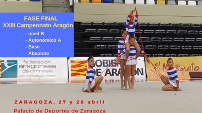 Cartel de la competición que se celebra este fin de semana en el Palacio de los Deportes de Zaragoza.