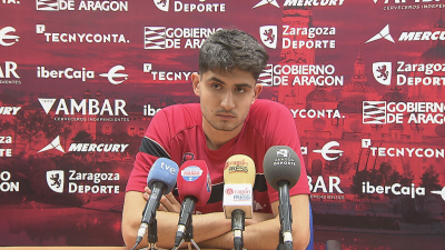 Marc Martí durante la rueda de prensa.