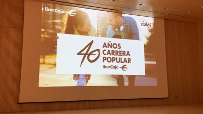 Este jueves se ha celebrado el 40 aniversario de la Carrera Popular Ibercaja.