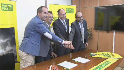 Este lunes tras la firma del convenio con Mann+Hummel.