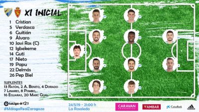 Once del Real Zaragoza.