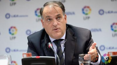 Javier Tebas durante un acto de LaLiga.