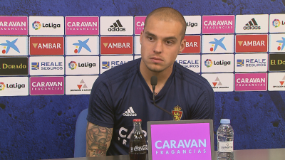 Pombo durante la rueda de prensa.