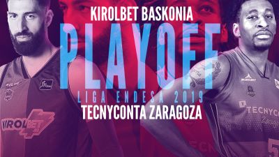 Tecnyconta Zaragoza y Baskonia están preparados para jugar una serie apasionante.