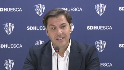 Rubén García atendiendo a los medios esta semana.