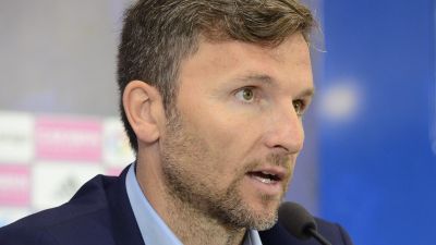 Lalo Arantegui en rueda de prensa.