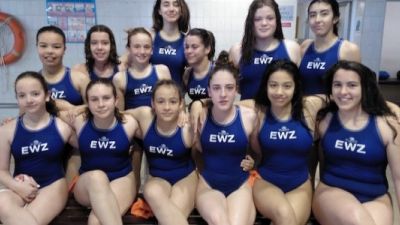 Componentes del equipo infantil femenino de la EWZ que acudirá al Campeonato de España.