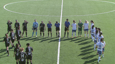 Imagen de un encuentro del Zaragoza CFF de la pasada temporada.