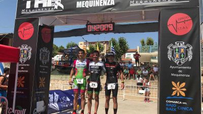Mequinenza fue la penúltima prueba de la Copa de España de Triatlón.