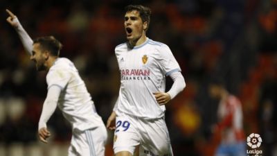 Soro en un partido contra el Lugo.