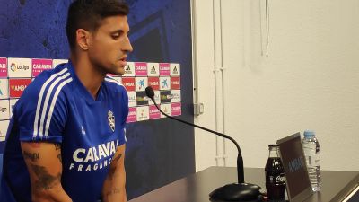 Grippo durante la rueda de prensa en la Ciudad Deportiva.