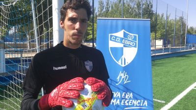 Eduardo Loscos volverá a defender la camiseta del CD Ebro.