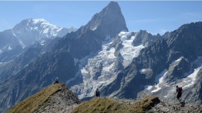 Una imagen de una edición anterior de la Ultra Trail Mont Blanc.