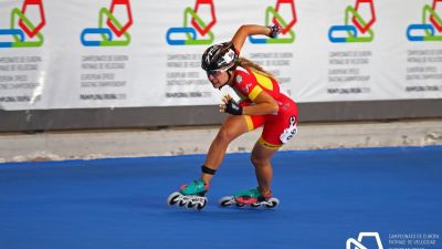 Nerea Langa en una de las pruebas de este Campeonato de Europa.