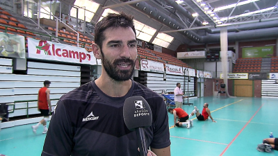 Máximo Torcello, segundo entrenador del Club Voleibol Teruel.