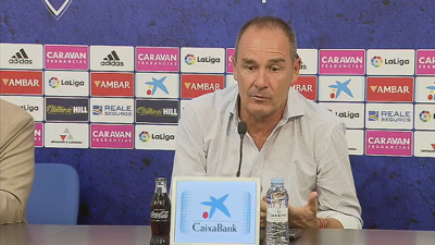 Víctor Fernández en rueda de prensa.