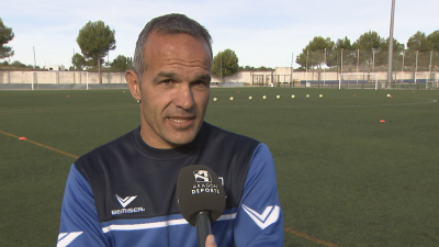 El entrenador de la SD Ejea valora el próximo encuentro ante el Lleida.