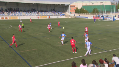 El Ejea pudo ganar el partido en la última jugada del partido.