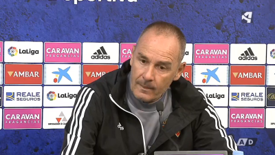 Víctor Fenández durante la rueda de prensa.