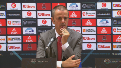 Rueda de prensa posterior al partido ante el Dijon.