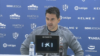 Míchel Sánchez, durante su comparecencia de este viernes.