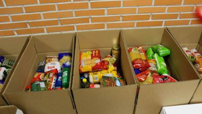 Recogida de alimentos de la edición anterior.