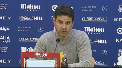 Rueda de prensa de Míchel.