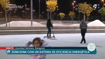 Iluminación eficiente del potrero de Valdespartera