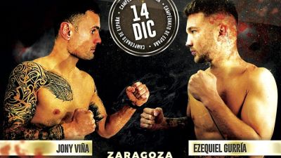 Ezequiel Gurría y Jony Viña pelearán este sábado por el título de campeón de España Superwélter.