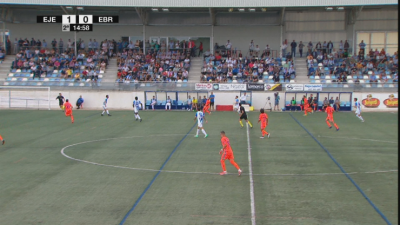 Partido SD Ejea-CD Ebro de la primera vuelta.