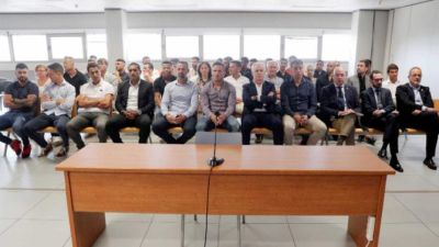 Imagen de todos los acusados el día del inicio del juicio.