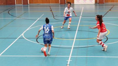 El Sala Zaragoza durante un partido.