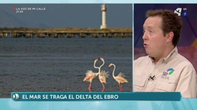 El mar se traga el Delta del Ebro