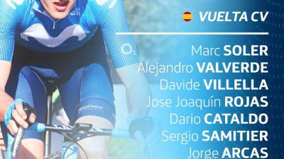 Alineación del Movistar para la ronda valenciana.