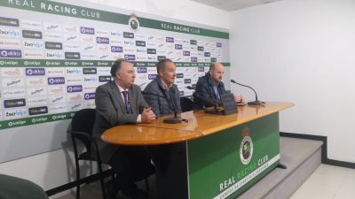 Víctor, en su comparecencia en El Sardinero.