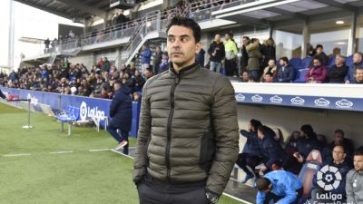 Míchel Sánchez durante el partido.