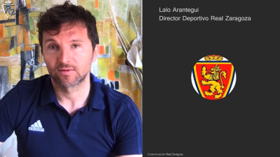 Lalo Arantegui, director deportivo del Real Zaragoza. Foto: Real Zaragoza.