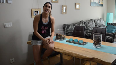 Ejercicios de fuerza y aeróbicos con Paula Esteban.