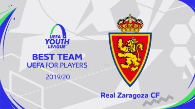 El Real Zaragoza DHJ, mejor equipo de la UEFA For Players. Foto: UEFA YOUTH LEAGUE.