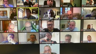 Reunión telemática de la FARAM.