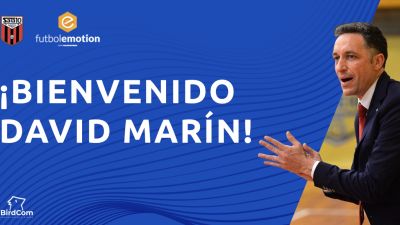David Marín, nuevo entrenador del Fútbol Emotion Zaragoza. Foto: Fútbol Emotion Zaragoza.