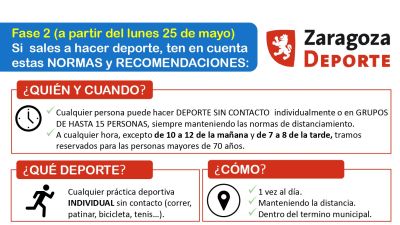 Este lunes entran en vigor varias novedades para hacer deporte al aire libre.