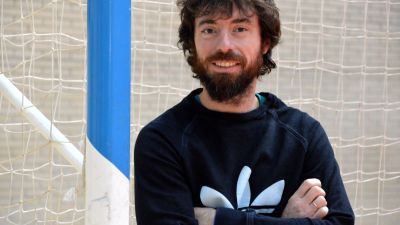 Nano Modrego, ex jugador del Fútbol Emotion Zaragoza. Foto: Fútbol Emotión Zaragoza.