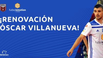 Óscar VIllanueva seguirá en Fútbol Emotion Zaragoza durante los dos próximos años.