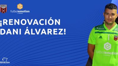 Dani Álvarez ha renovado por dos temporadas con Fútbol Emotion Zaragoza.