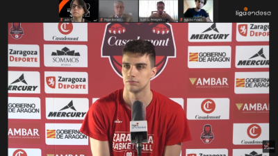 Carlos Alocén, durante su comparecencia de este lunes desde Valencia.